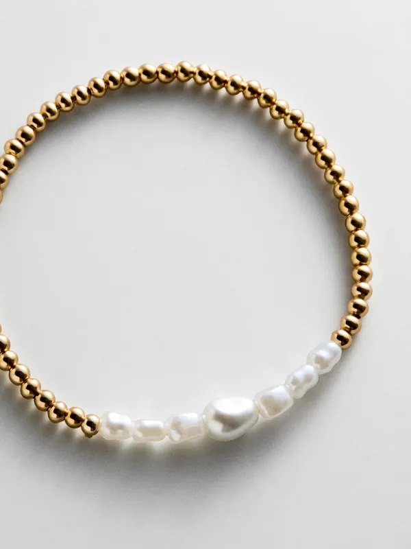 Erin Pearl Bracelet made by BaubleBar
