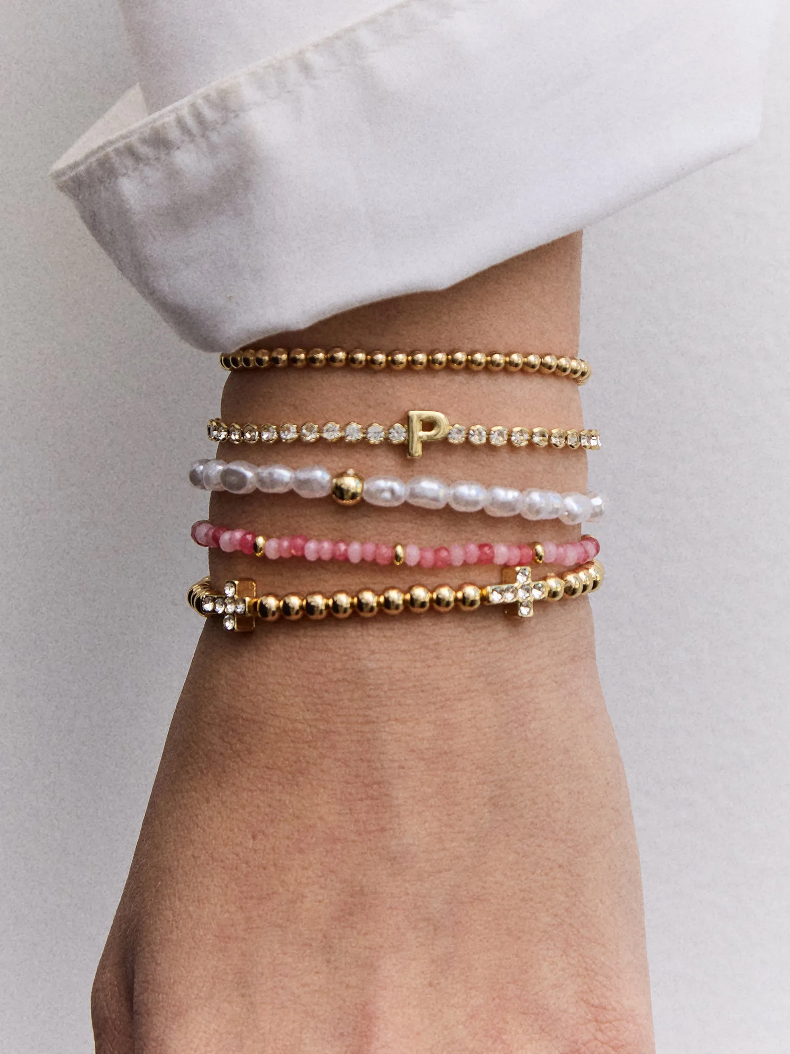 Ginnie Pearl Bracelet - Single Gold sold by BaubleBar product image thumbnail 3