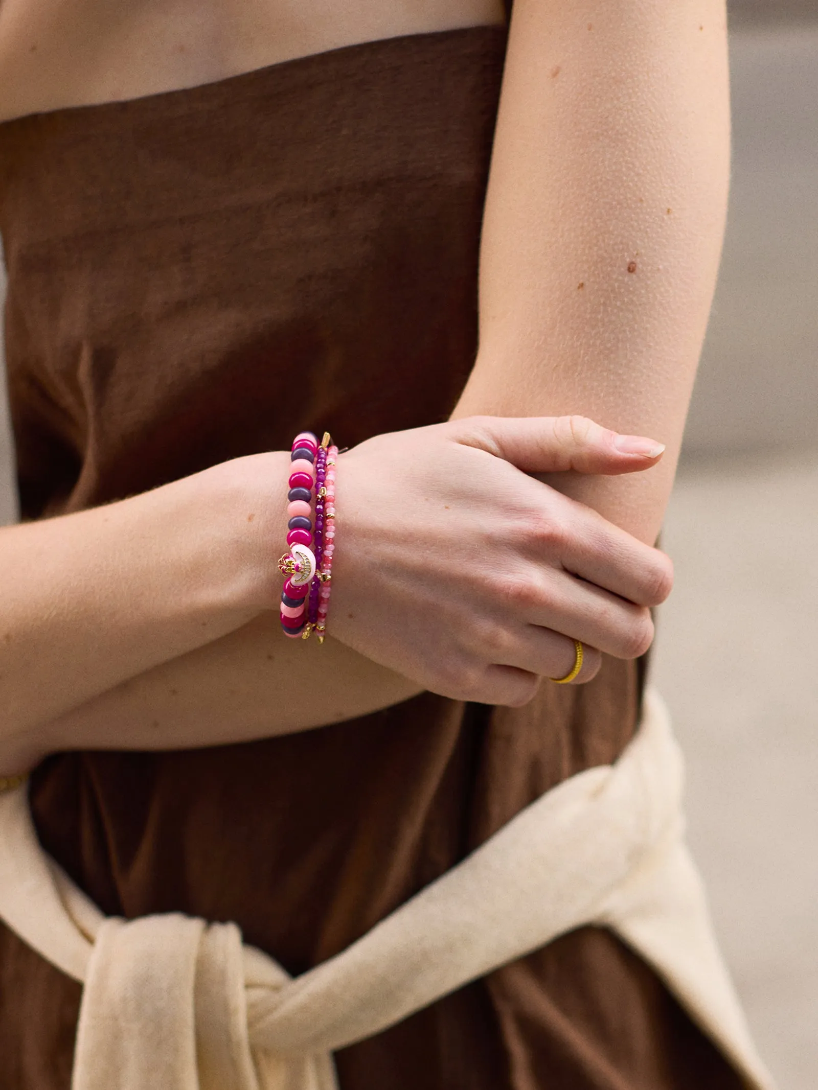 Disney Cheshire Cat Beaded Charm Bracelet - Cheshire Cat sold by BaubleBar product image thumbnail 2