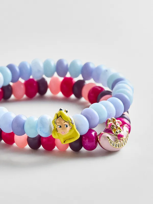 Disney Cheshire Cat Beaded Charm Bracelet - Cheshire Cat made by BaubleBar