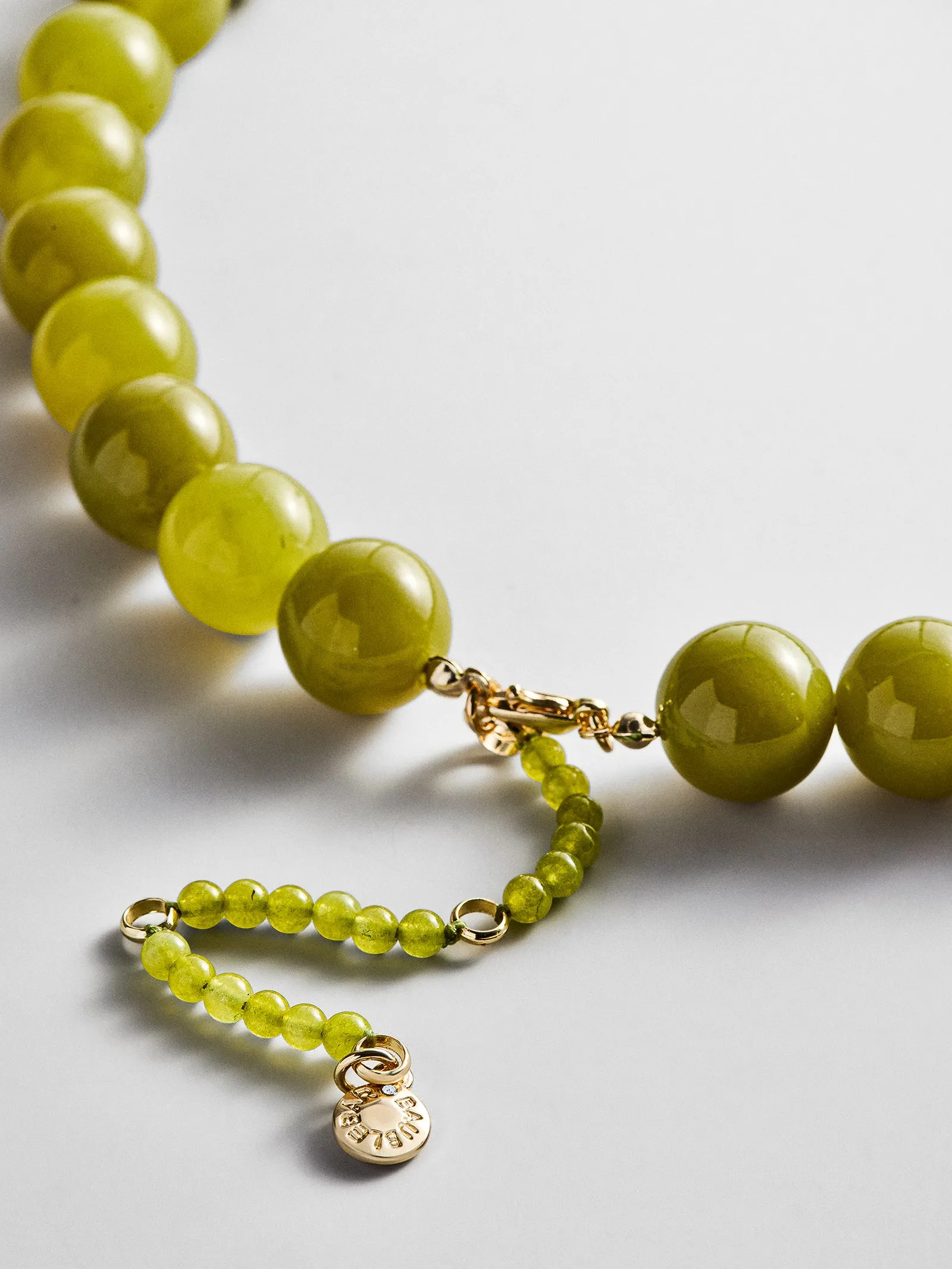 Mini Jane Beaded Necklace - Olive sold by BaubleBar product image thumbnail 4