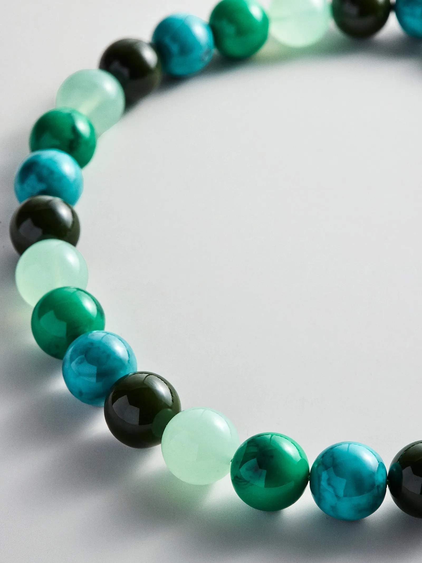 Mini Jane Beaded Necklace - Blue Multi sold by BaubleBar product image thumbnail 3
