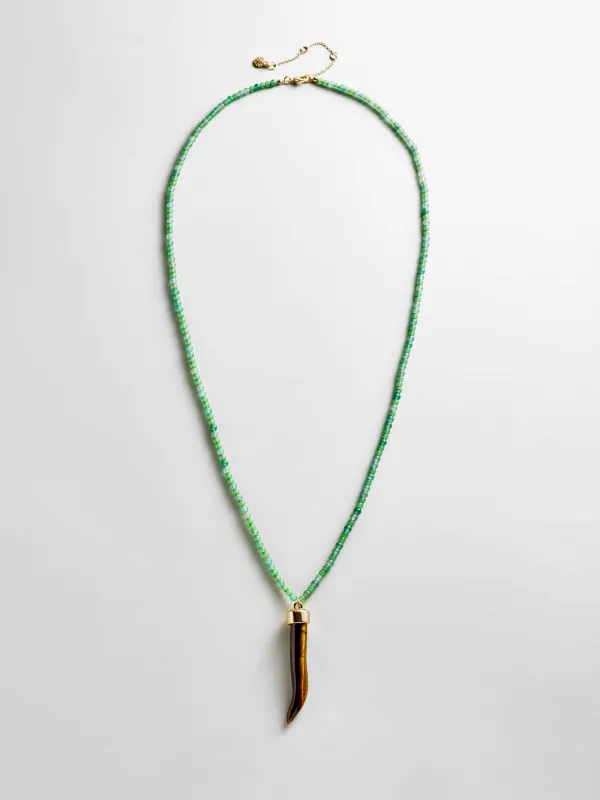 Maeve Semi-Precious Pendant Necklace - Jade made by BaubleBar