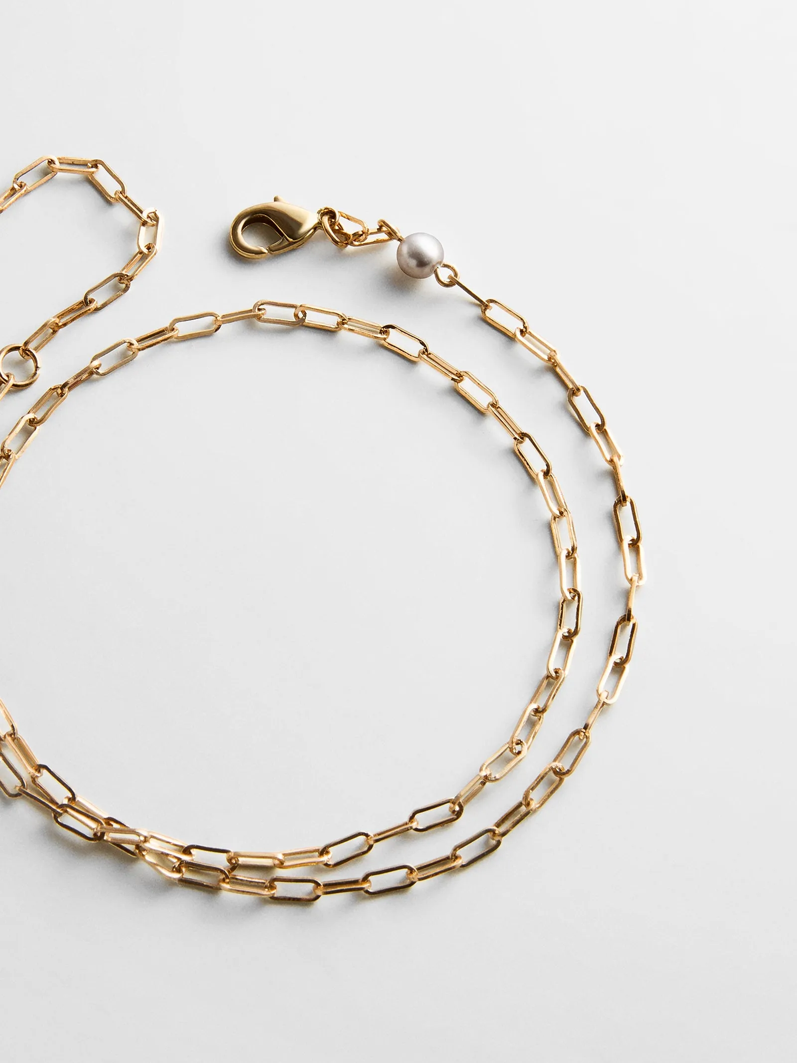 Hera Waterproof Anklet - Gold sold by BaubleBar