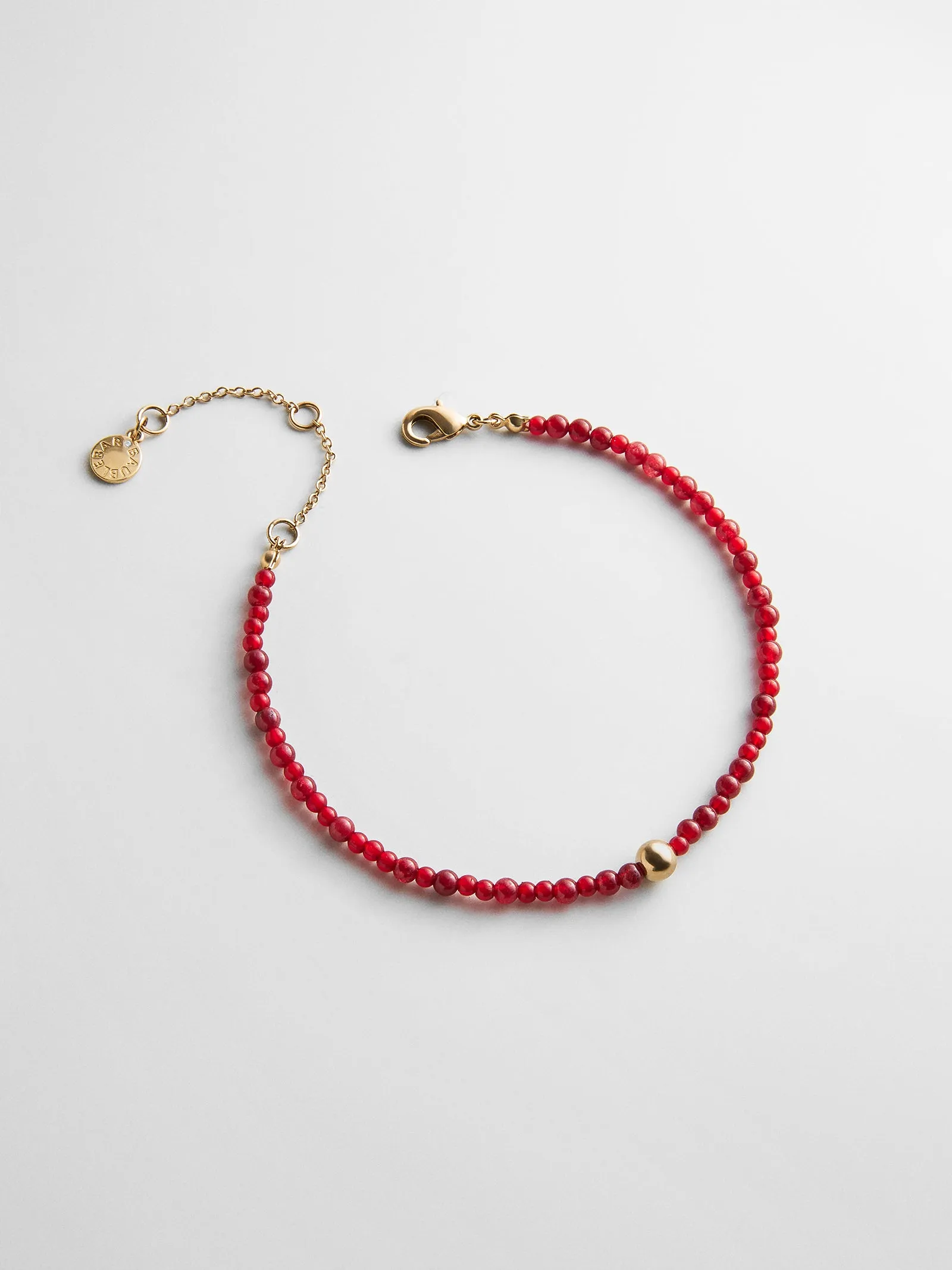 Kyanna Semi-Precious Waterproof Anklet - Red Jasper sold by BaubleBar product image thumbnail 3