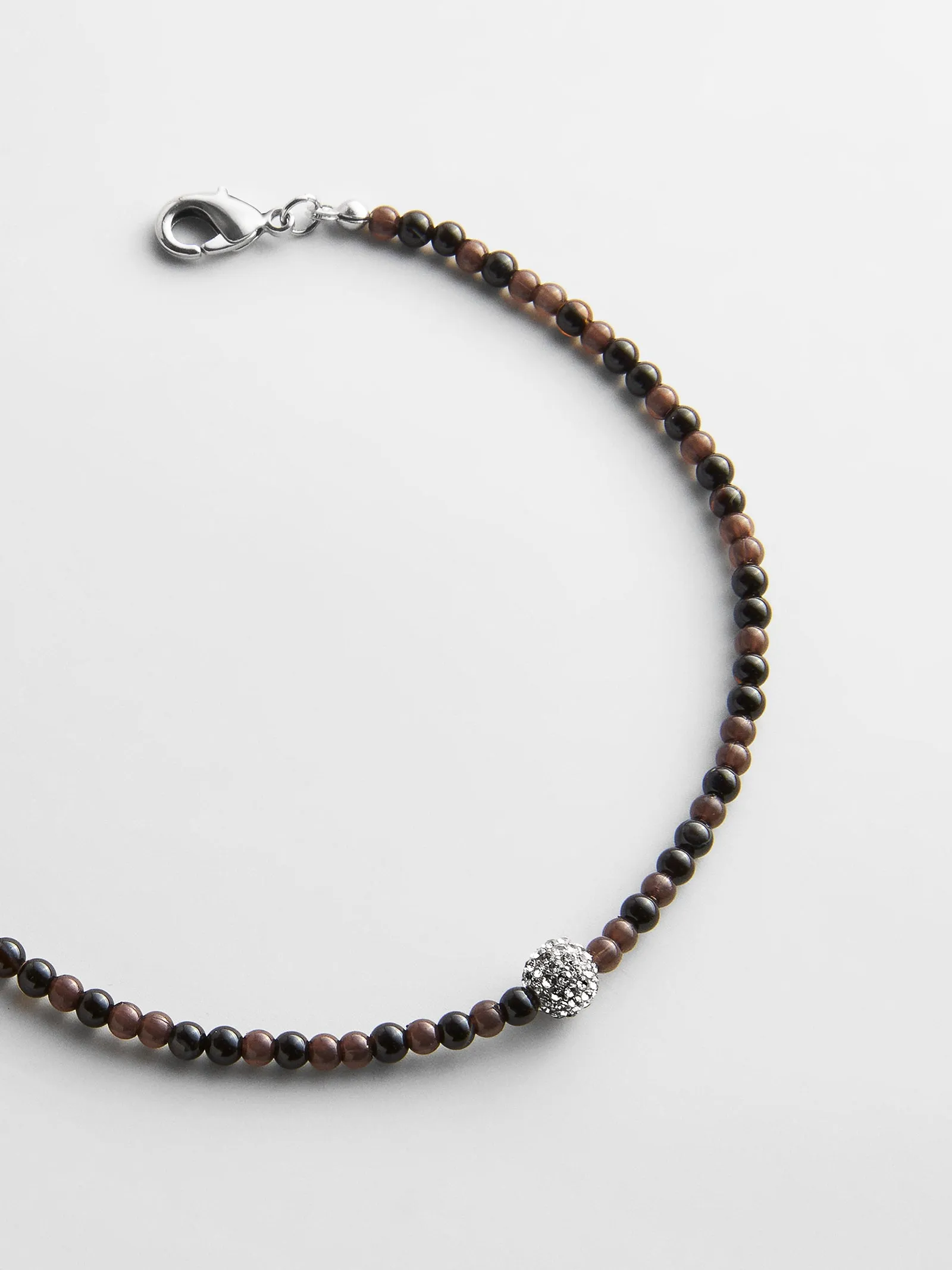 Kyanna Semi-Precious Waterproof Anklet - Onyx sold by BaubleBar