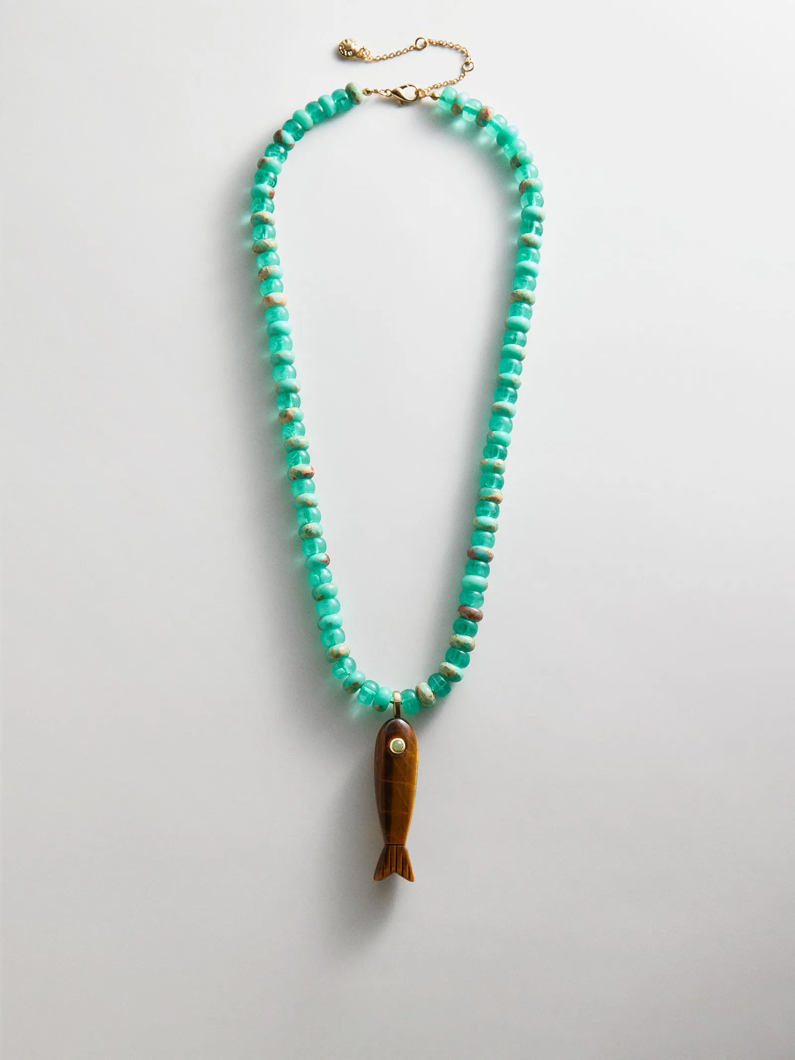 Sun Drift Semi-Precious Pendant Necklace - Fish sold by BaubleBar