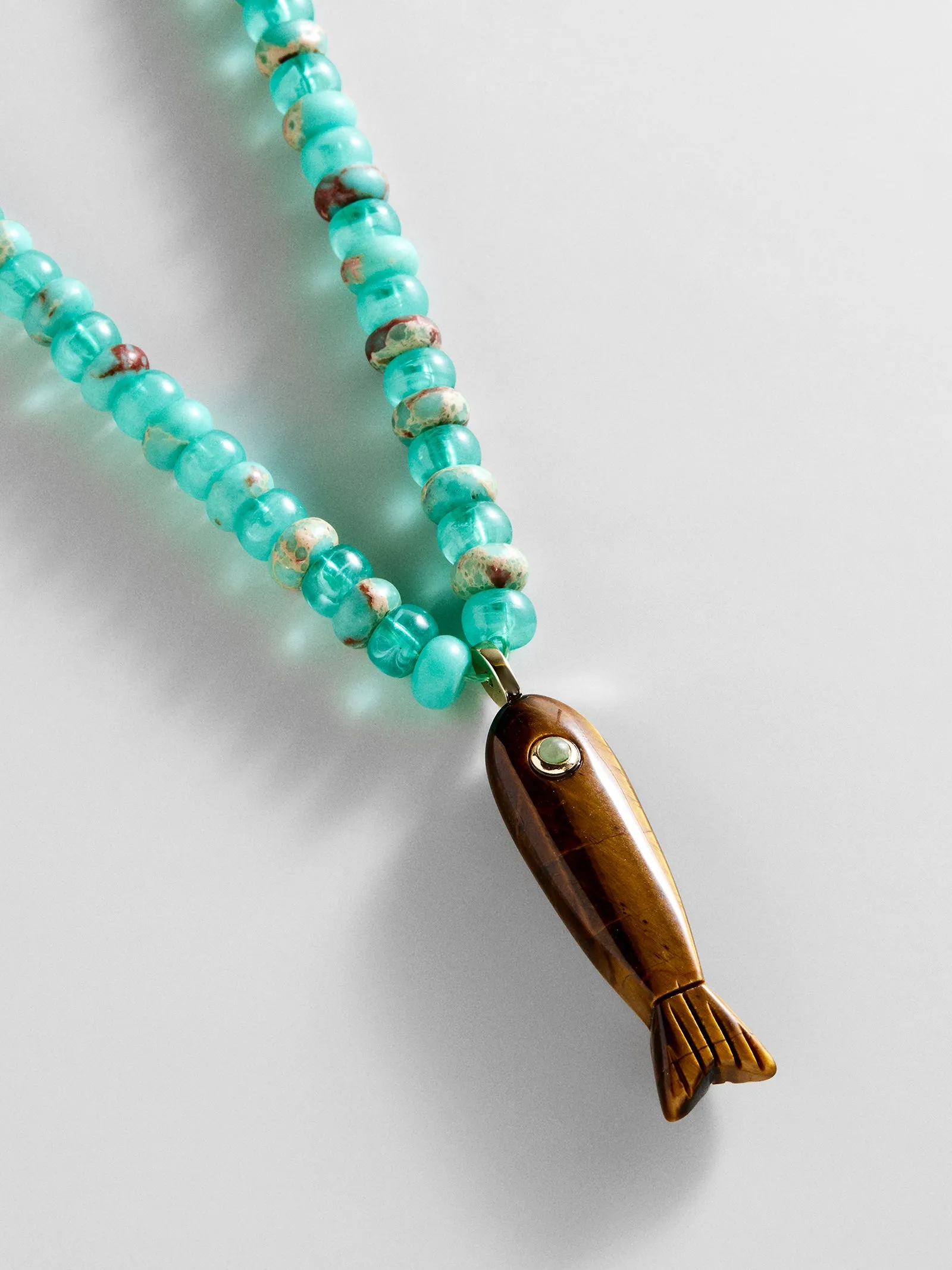 Sun Drift Semi-Precious Pendant Necklace - Fish sold by BaubleBar product image thumbnail 3
