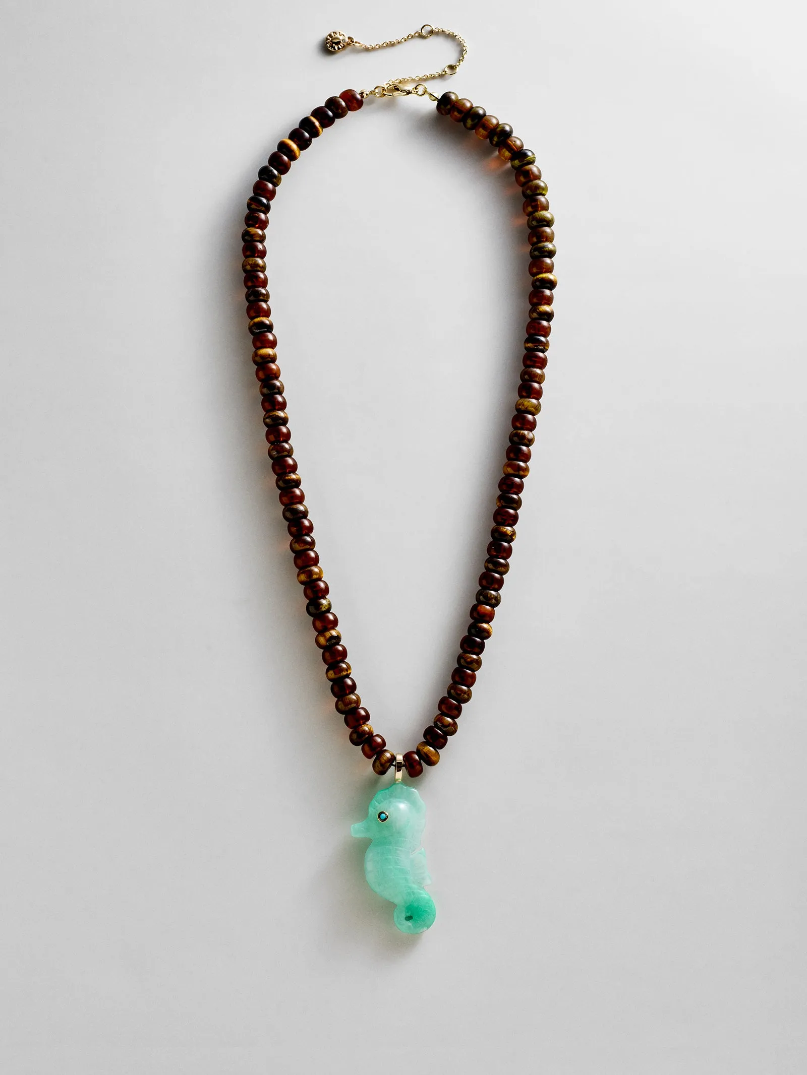 Sun Drift Semi-Precious Pendant Necklace - Seahorse sold by BaubleBar