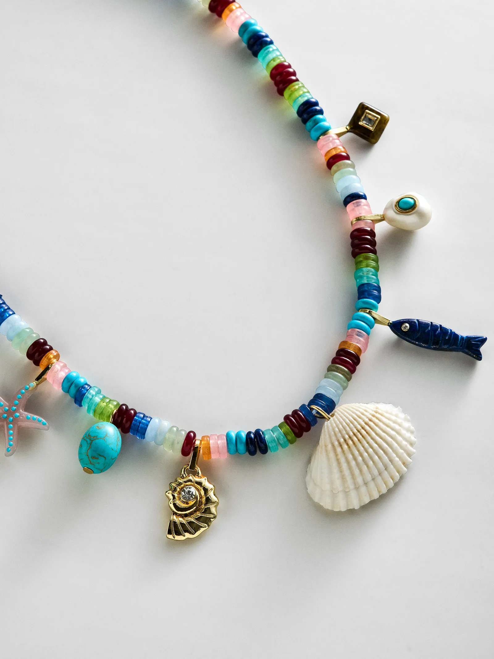 Maui Charm Necklace - Multi sold by BaubleBar product image thumbnail 3