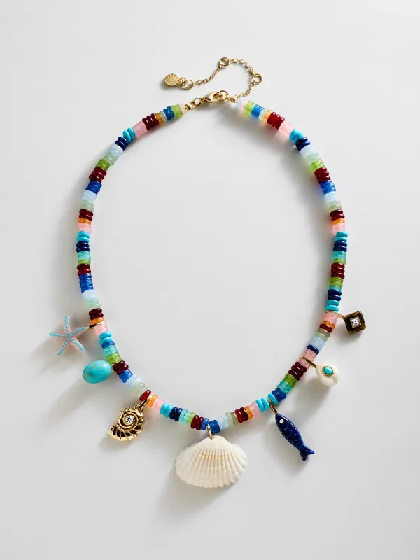 Maui Charm Necklace - Multi made by BaubleBar