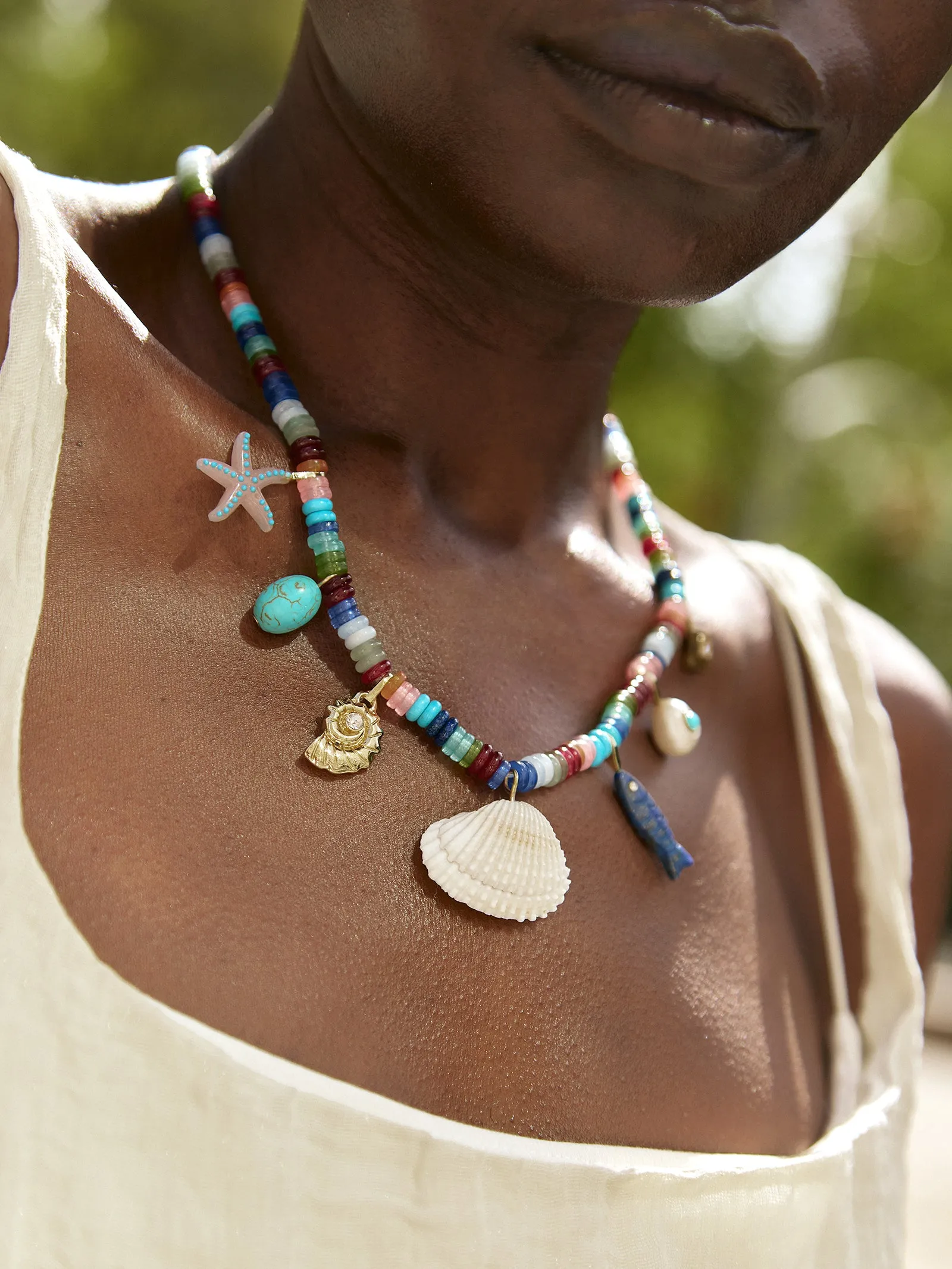 Maui Charm Necklace - Multi sold by BaubleBar product image thumbnail 2