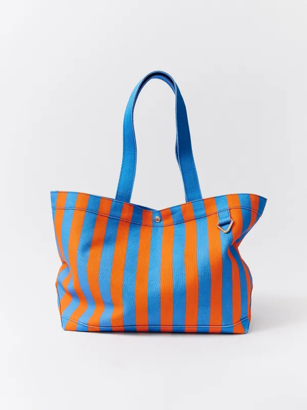 Striped Alpha Tote - Regatta made by BaubleBar