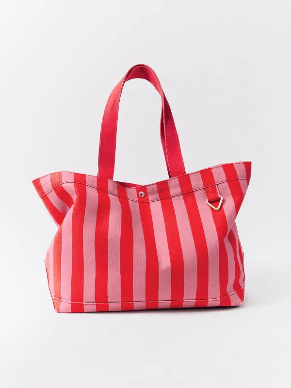 Striped Alpha Tote - Cabana made by BaubleBar