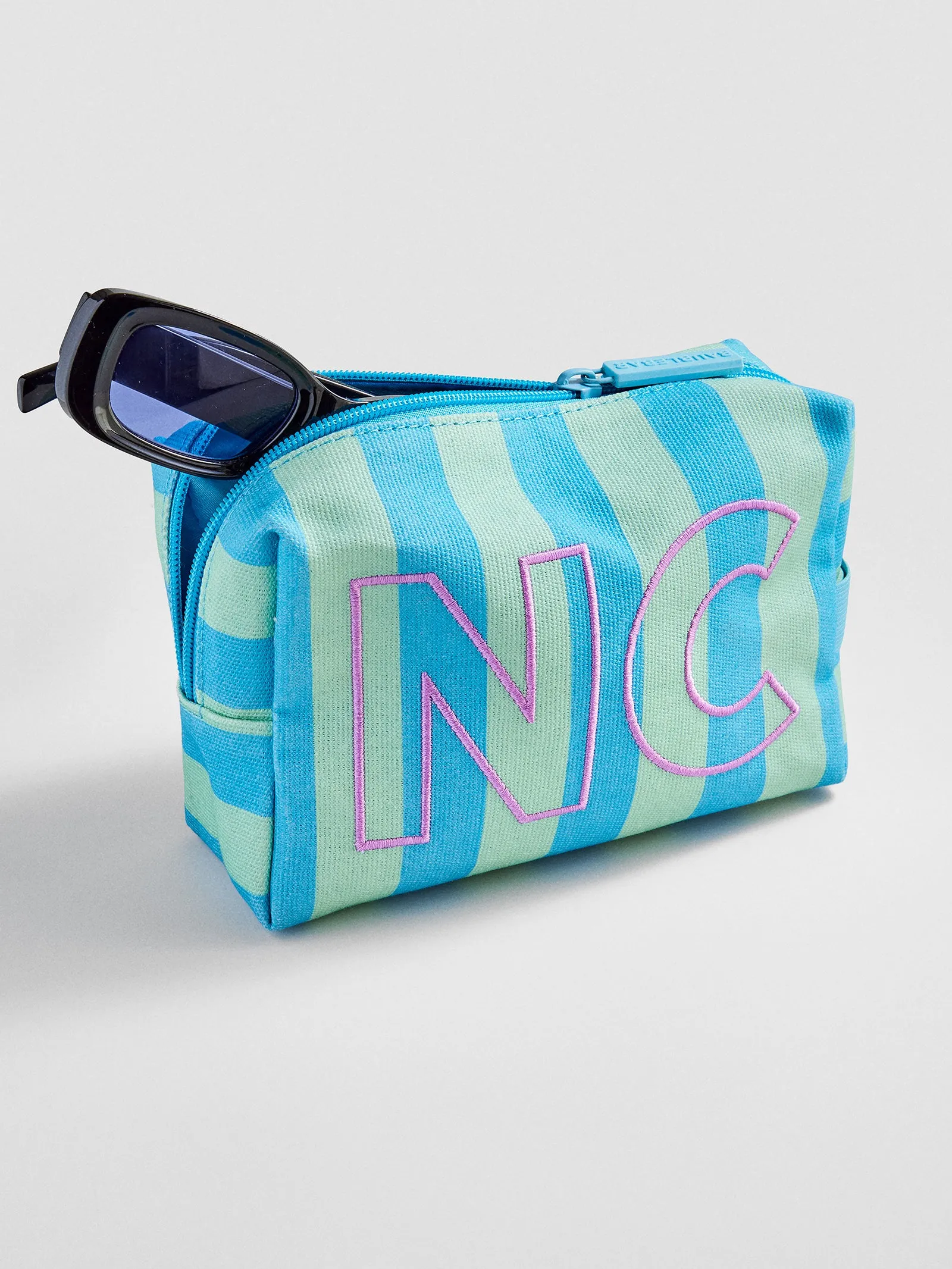 Striped Take It Away Custom Storage Pouch - Custom Breeze sold by BaubleBar product image thumbnail 3