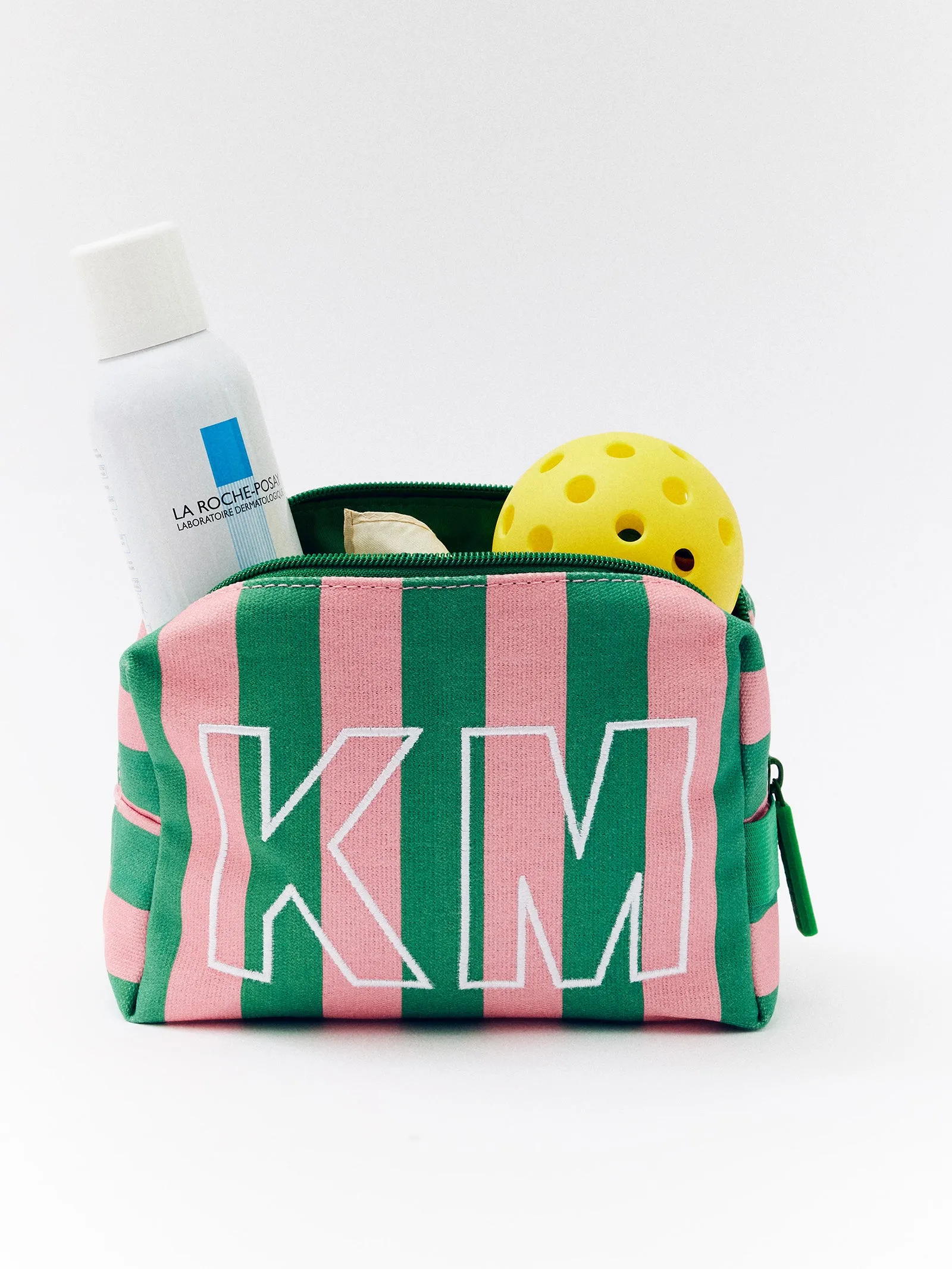 Striped Take It Away Custom Storage Pouch - Custom Grove sold by BaubleBar