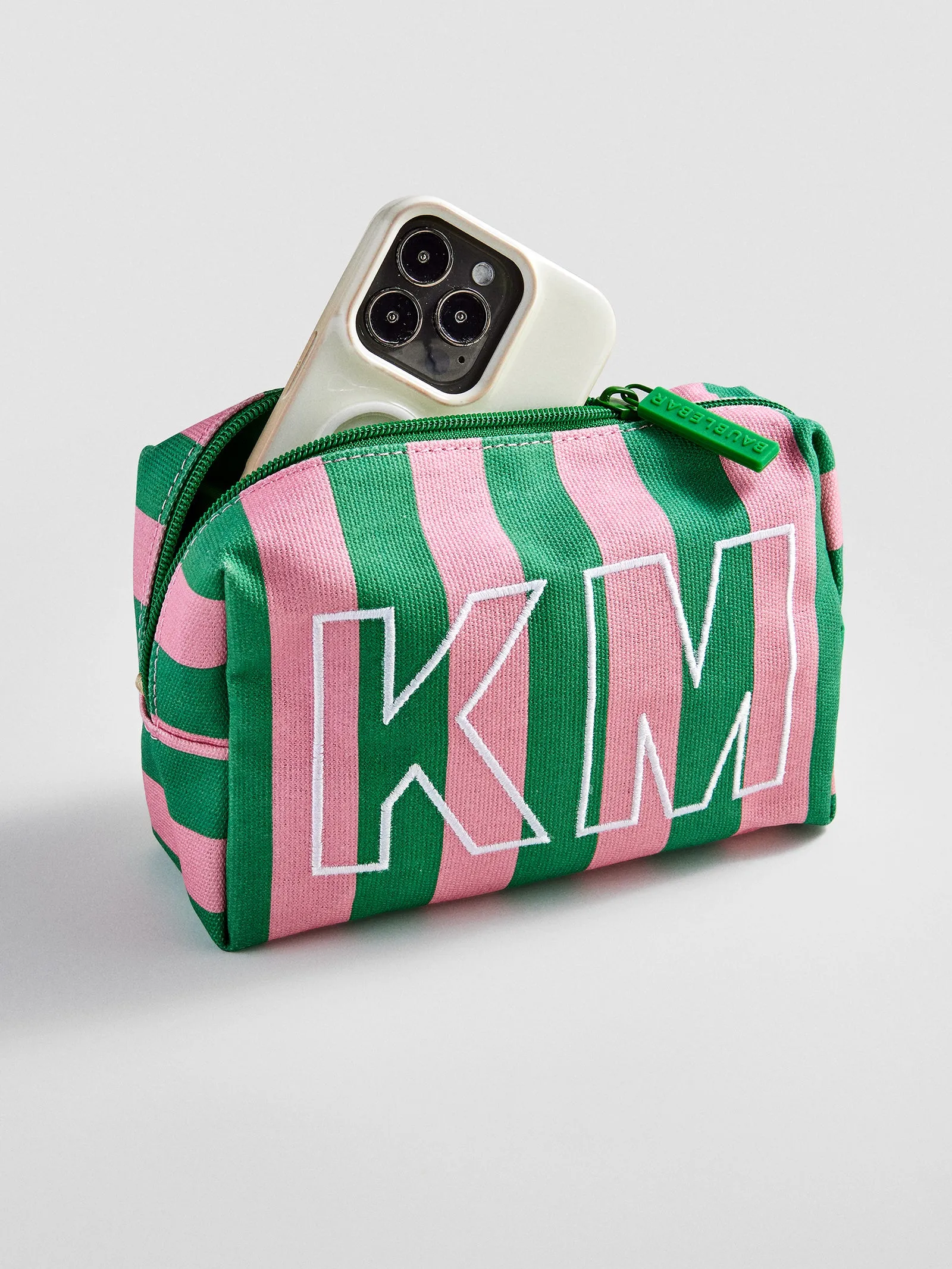 Striped Take It Away Custom Storage Pouch - Custom Grove sold by BaubleBar product image thumbnail 3