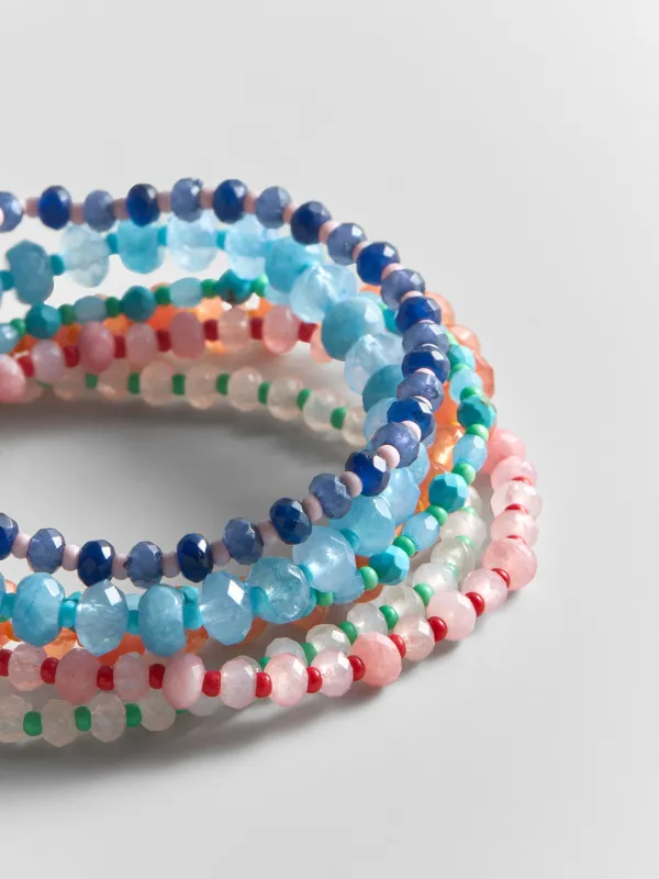 Darla Beaded Bracelet Set - Multi made by BaubleBar