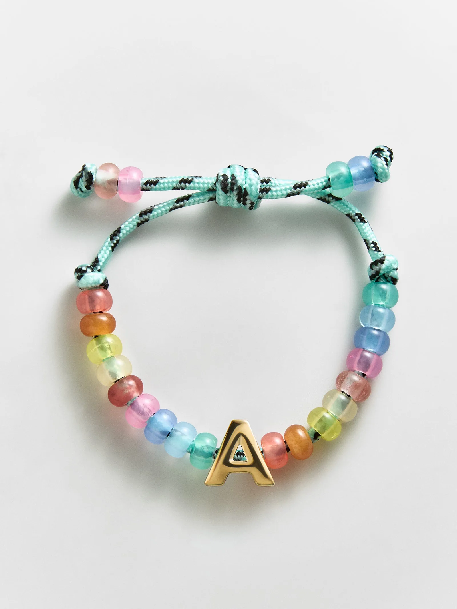 Marjorie Waterproof Initial Bracelet - Multi/Gold sold by BaubleBar product image thumbnail 3