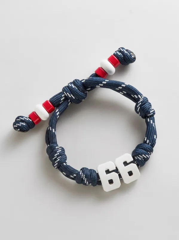 Team Knotty Varsity Custom Bracelet - USA Double Digit made by BaubleBar