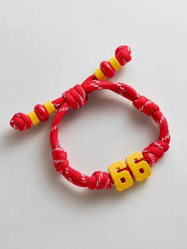 Team Knotty Varsity Custom Bracelet - Spain Double Digit made by BaubleBar
