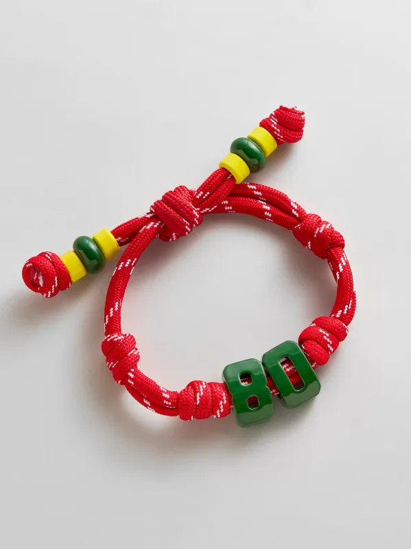 Team Knotty Varsity Custom Bracelet - Morocco Double Digit made by BaubleBar