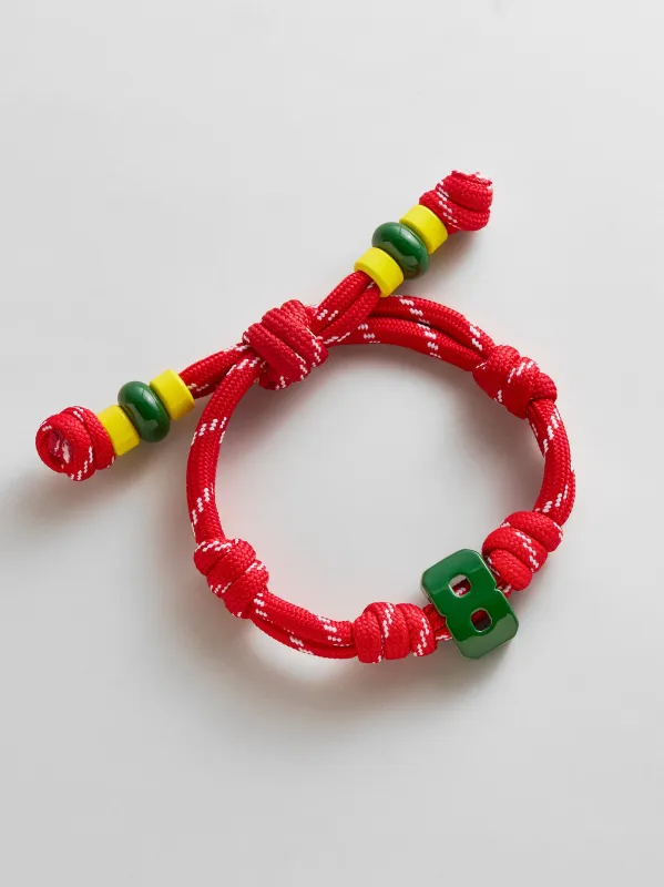 Team Knotty Varsity Custom Bracelet - Morocco Single Digit made by BaubleBar