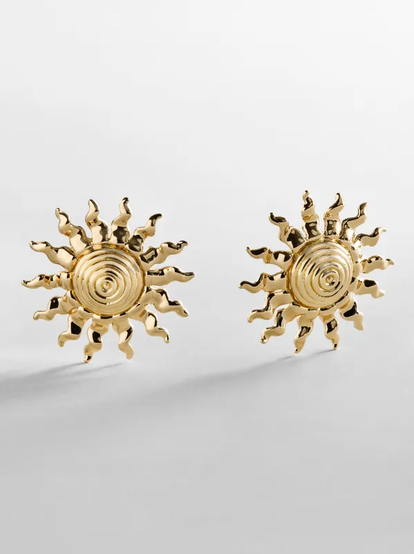 Catching Sunshine Earrings - Sun made by BaubleBar