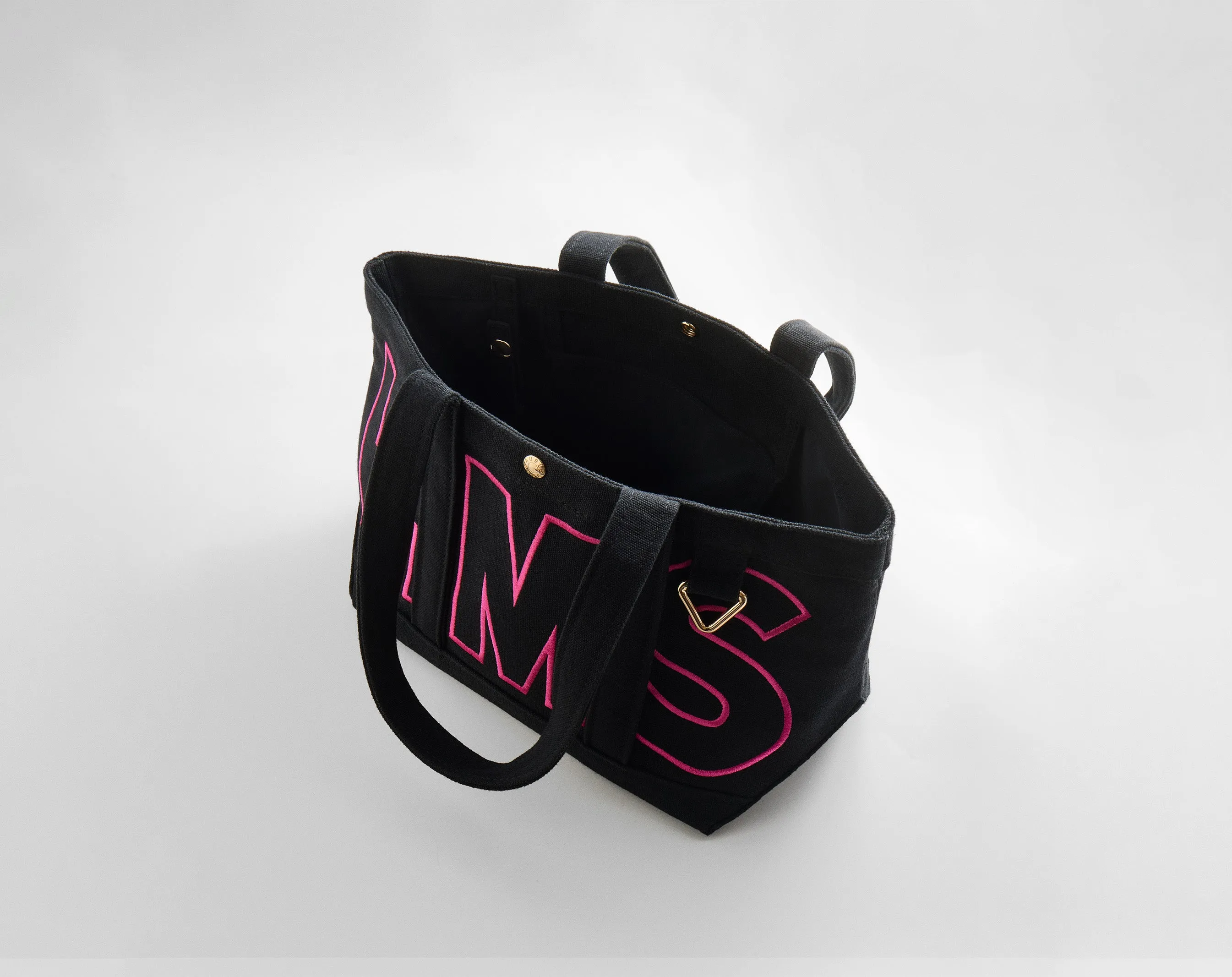 Solid Custom Alpha Tote - Jet Black sold by BaubleBar product image thumbnail 5