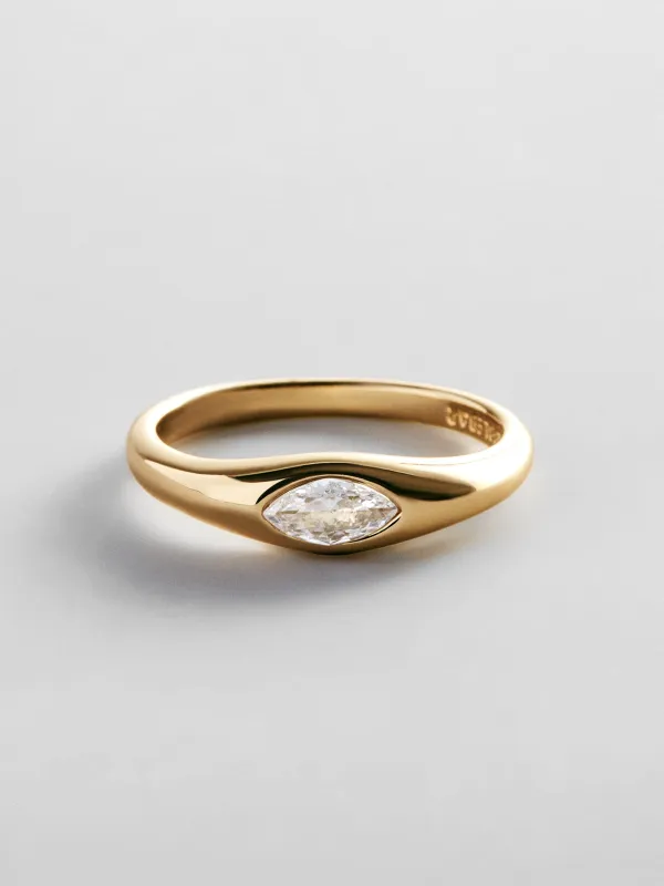 Niecy Gold Pinky Ring - Niecy Gold Pinky Ring made by BaubleBar