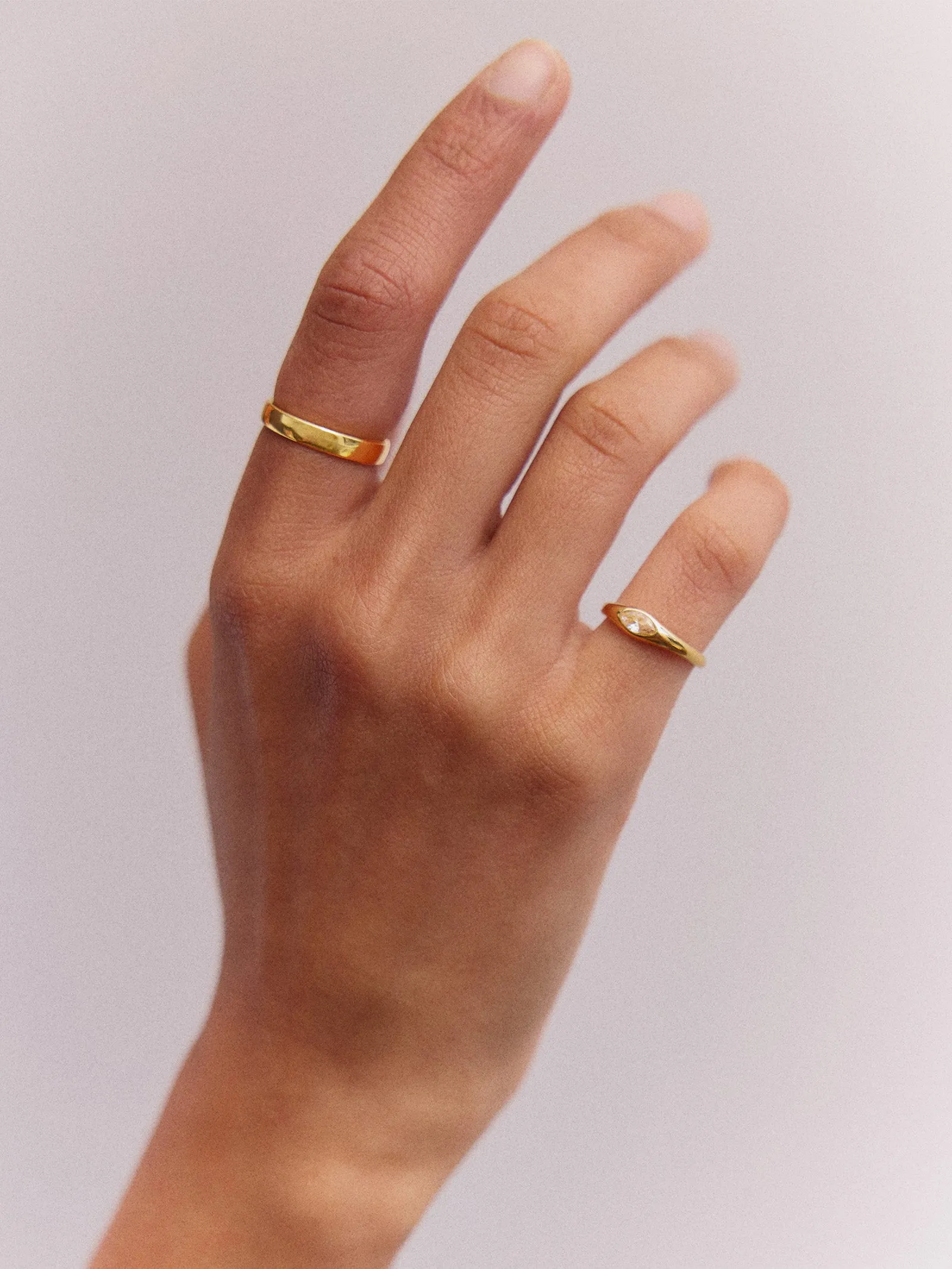 Niecy Gold Pinky Ring - Niecy Gold Pinky Ring sold by BaubleBar product image thumbnail 4