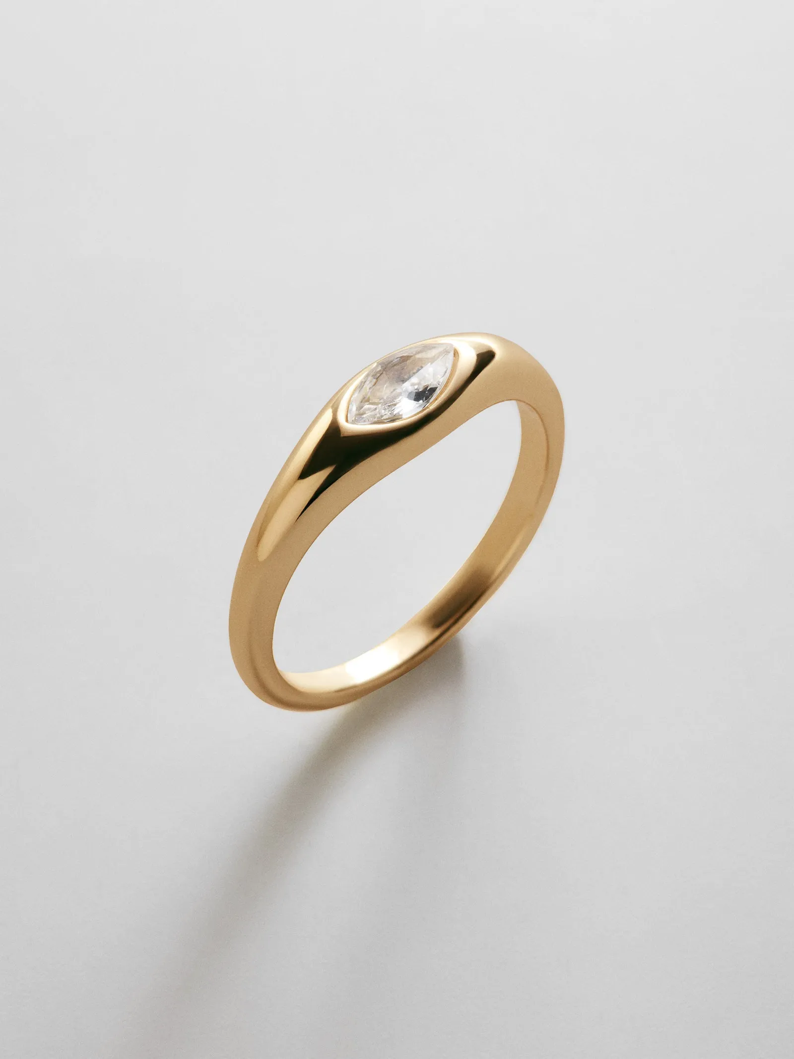 Niecy Gold Pinky Ring - Niecy Gold Pinky Ring sold by BaubleBar product image thumbnail 3
