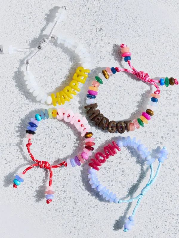 Wear Everywhere Waterproof Custom Bracelet - Light Multi/Pink made by BaubleBar
