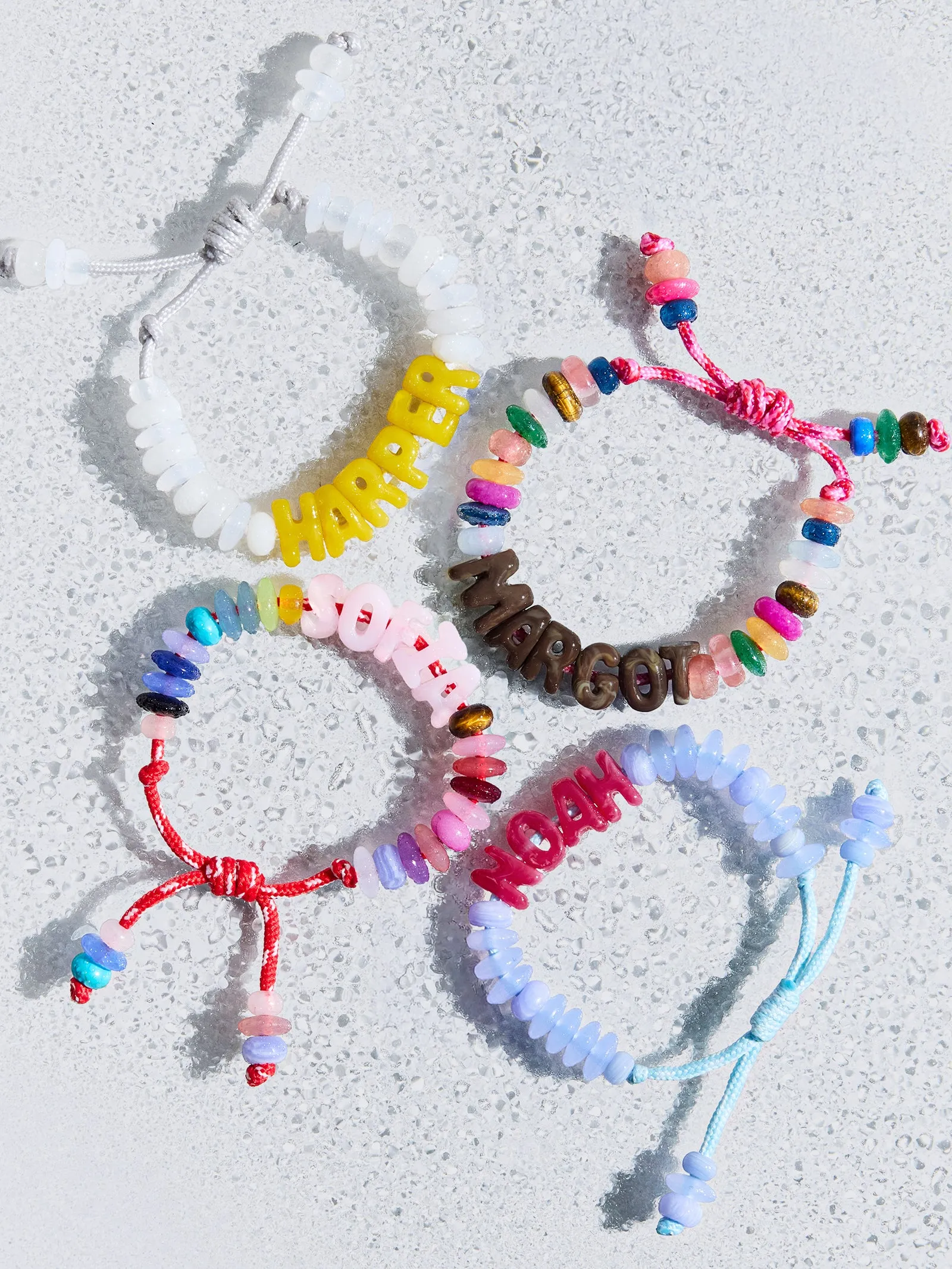 Wear Everywhere Waterproof Custom Bracelet - Light Multi/Pink sold by BaubleBar