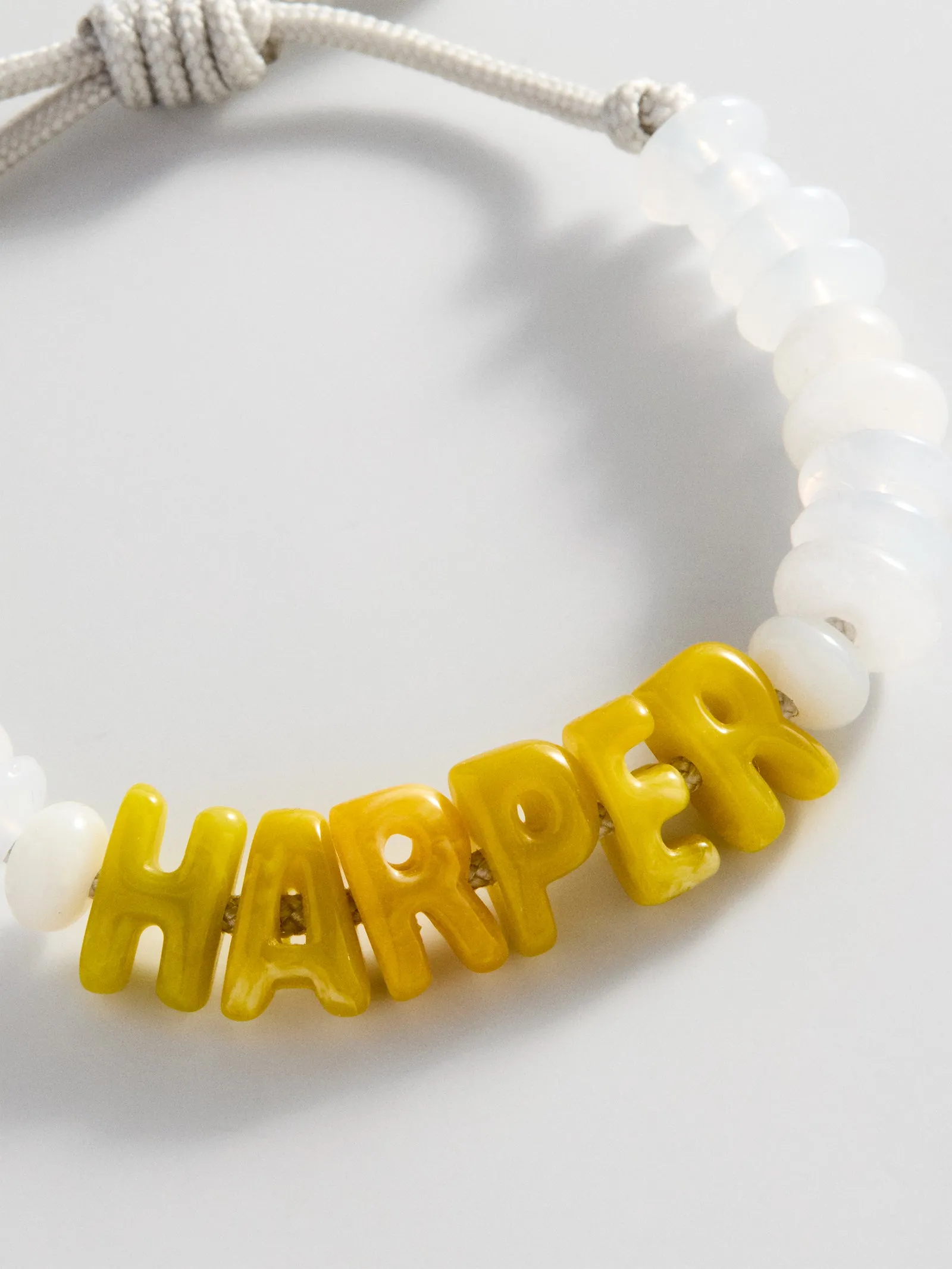 Wear Everywhere Waterproof Custom Bracelet - White Quartz/Yellow sold by BaubleBar product image thumbnail 3