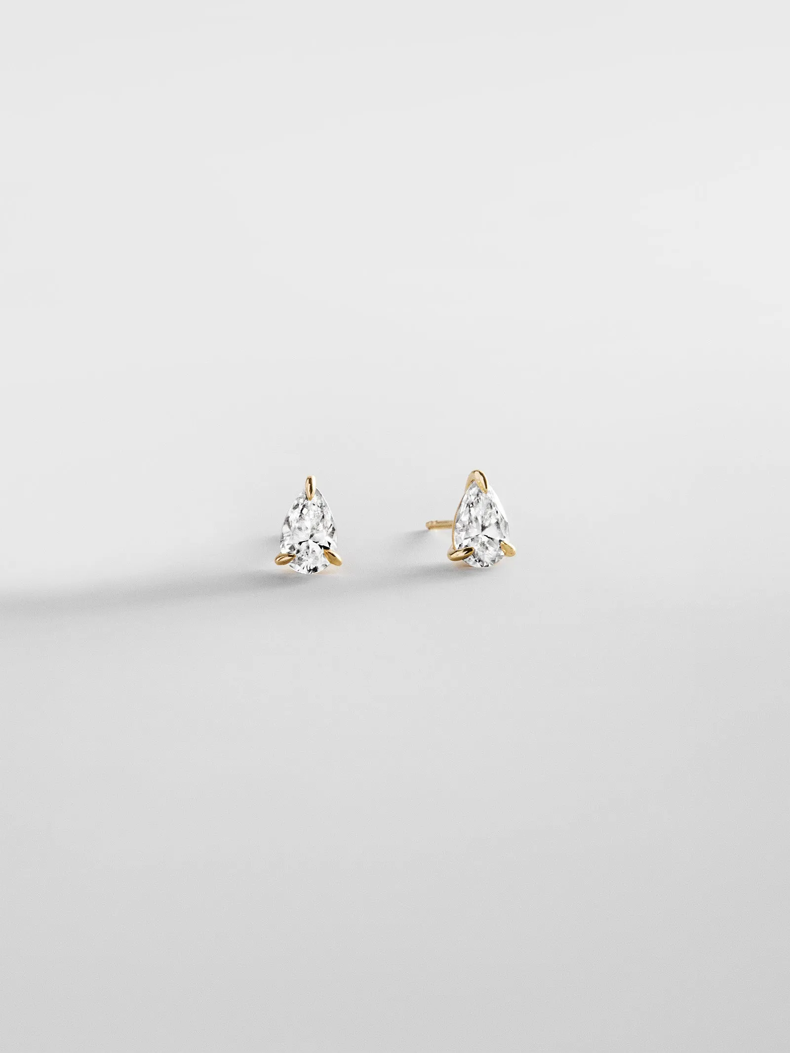Debra 14K Gold Earrings - Pear Stone sold by BaubleBar product image thumbnail 3