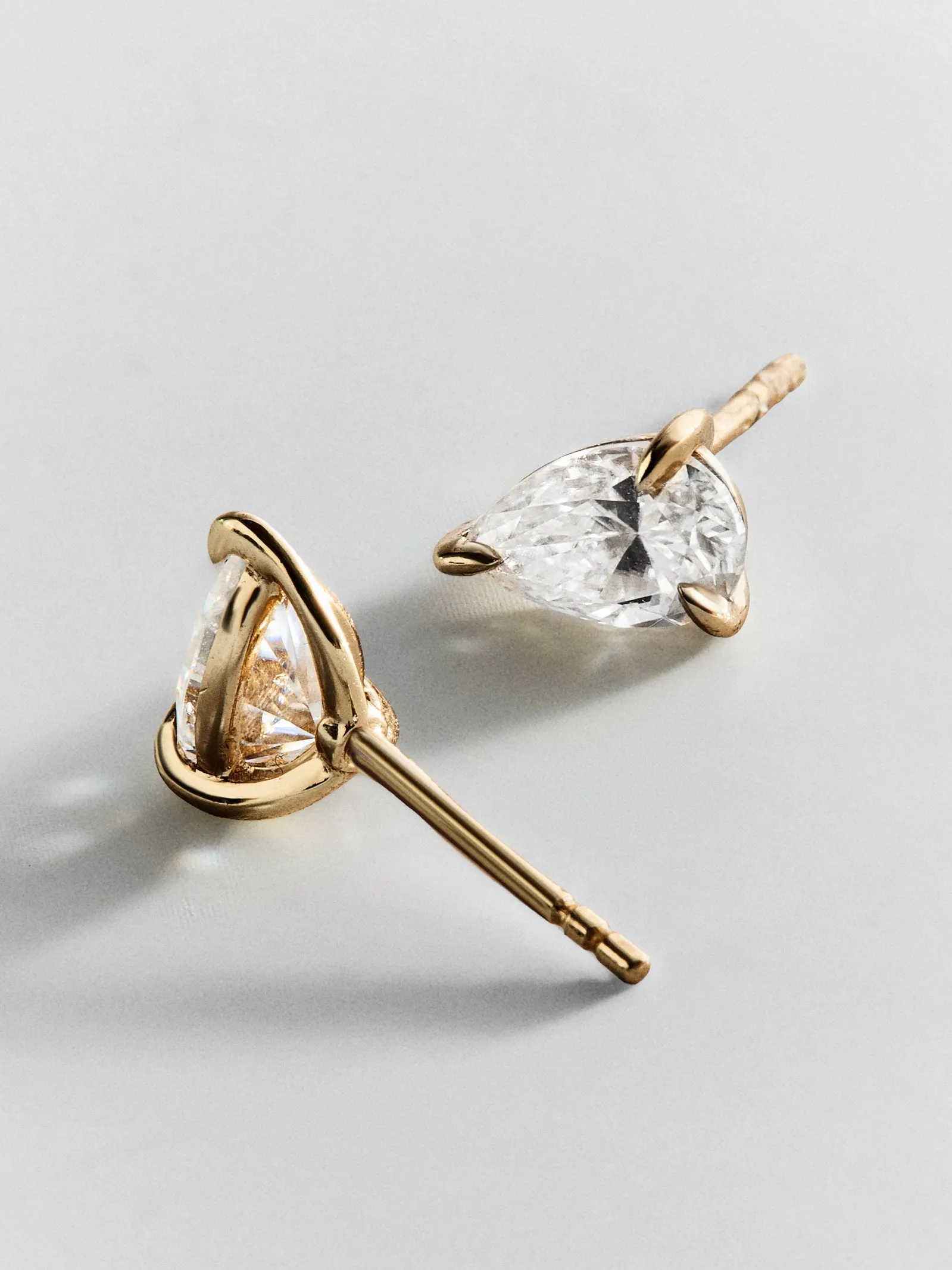 Debra 14K Gold Earrings - Pear Stone sold by BaubleBar product image thumbnail 5