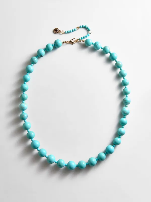 Jocelyn Beaded Necklace - Turquoise Bead made by BaubleBar