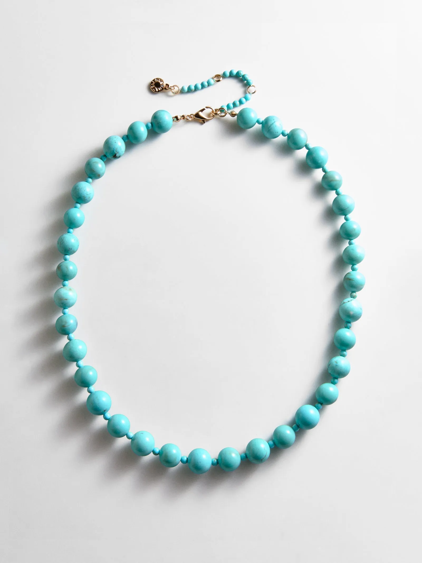 Jocelyn Beaded Necklace - Turquoise Bead sold by BaubleBar
