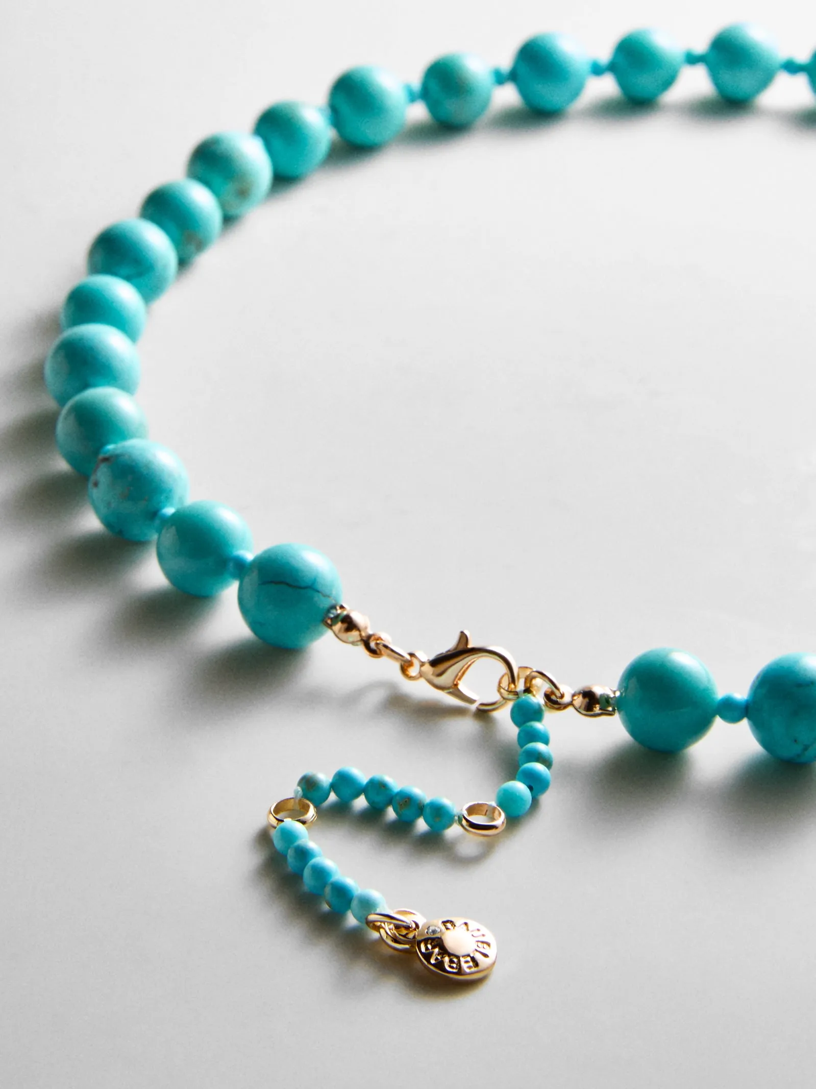 Jocelyn Beaded Necklace - Turquoise Bead sold by BaubleBar product image thumbnail 4