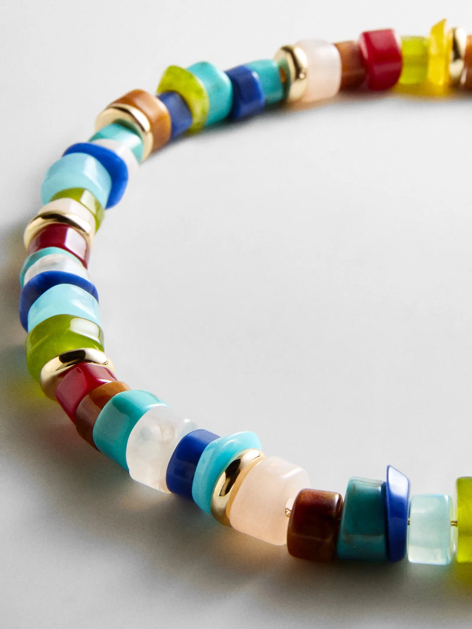 Jennifer Rondelle Beaded Necklace - Dark Multi Bead sold by BaubleBar product image thumbnail 3