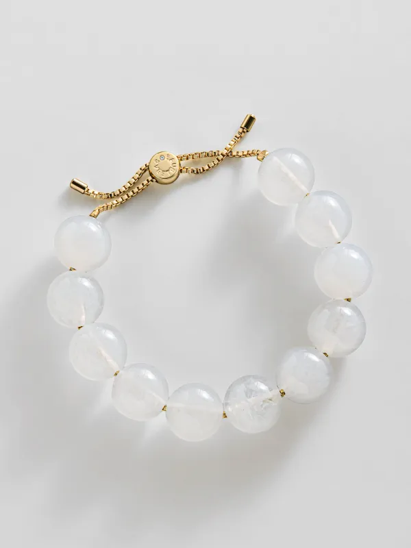 Jane Beaded Bracelet - Ivory Bead made by BaubleBar