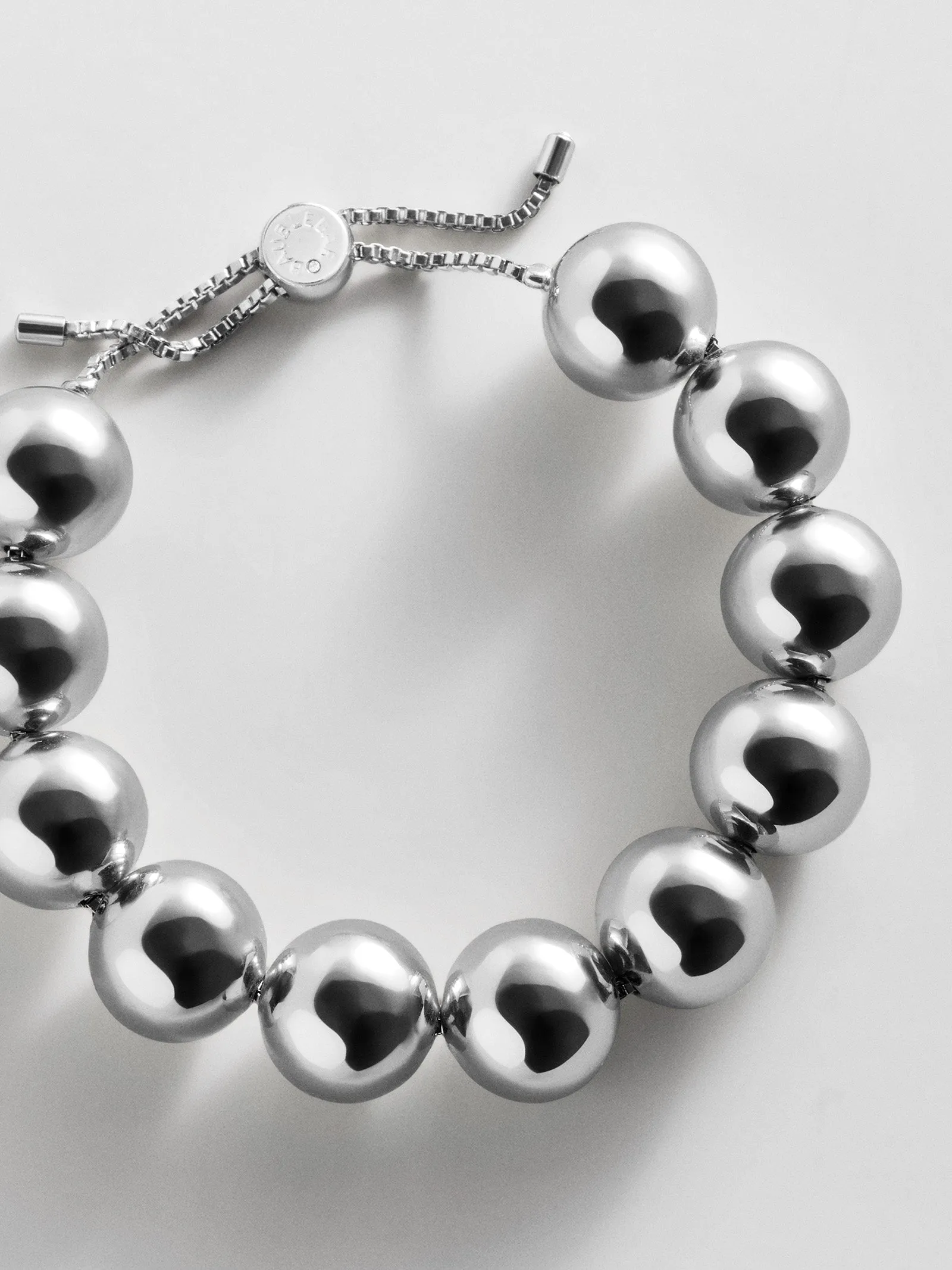 Jane Beaded Bracelet - Silver Bead sold by BaubleBar product image thumbnail 5