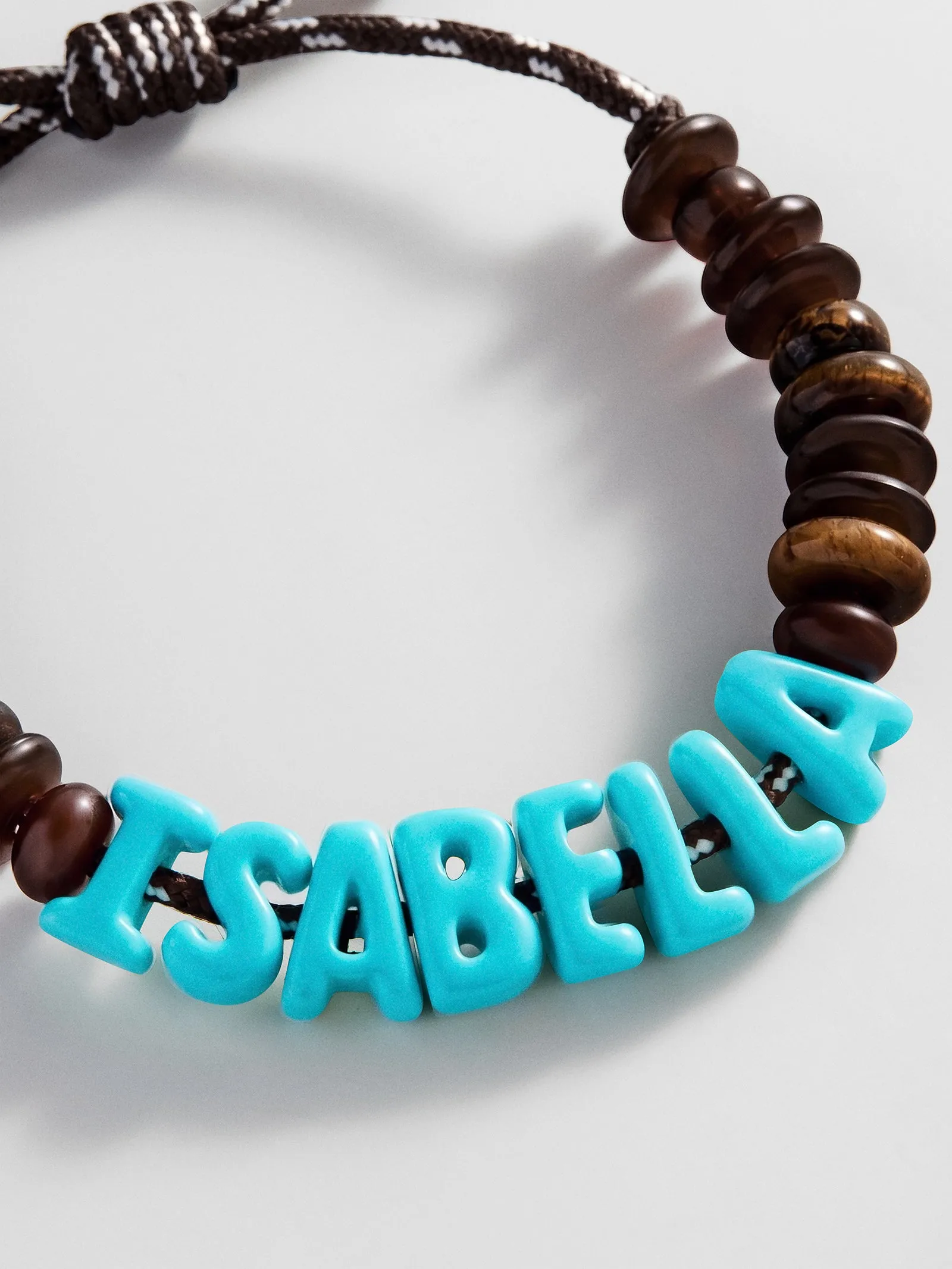 Wear Everywhere Waterproof Custom Bracelet - Tiger's Eye/Turquoise sold by BaubleBar product image thumbnail 3