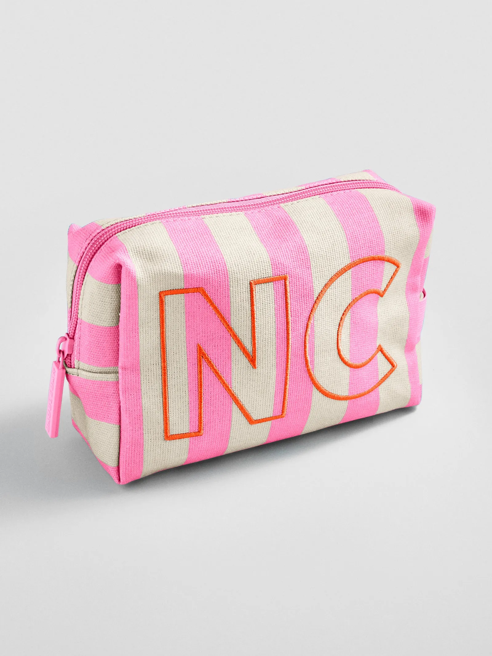 Striped Take It Away Custom Storage Pouch - Custom Flamingo sold by BaubleBar product image thumbnail 2