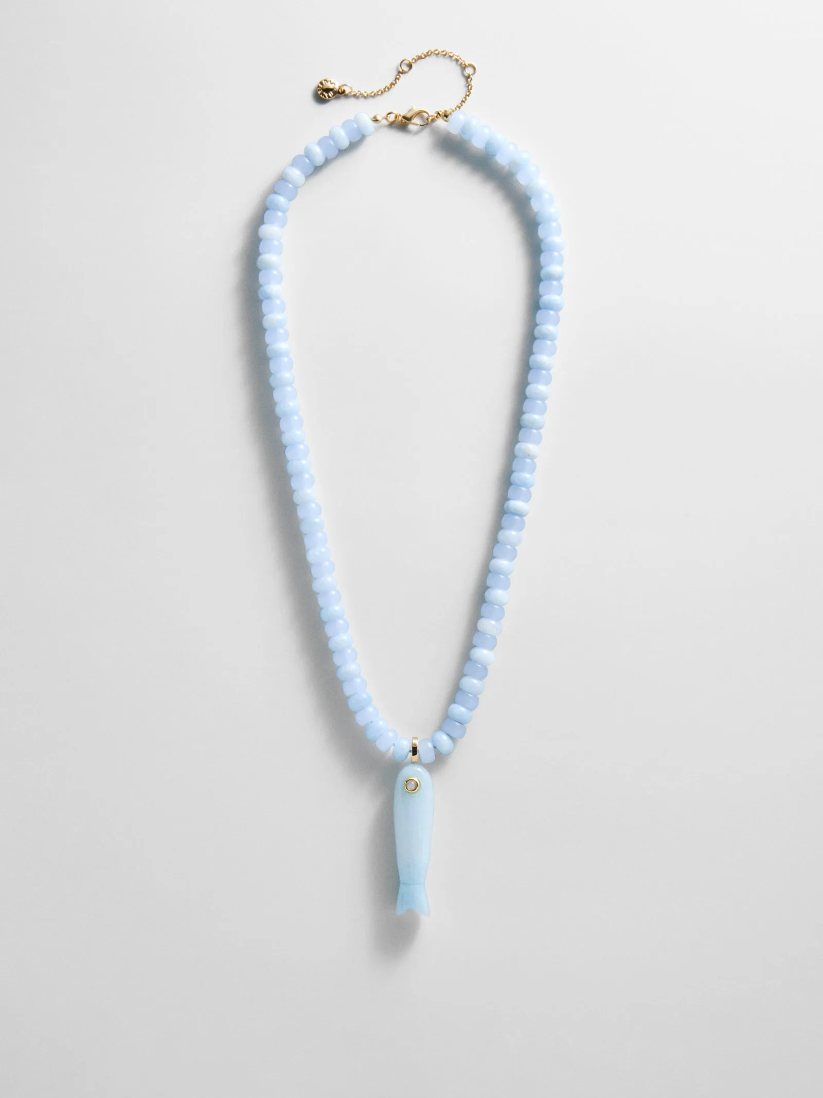 Sun Drift Semi-Precious Pendant Necklace - Blue Fish sold by BaubleBar