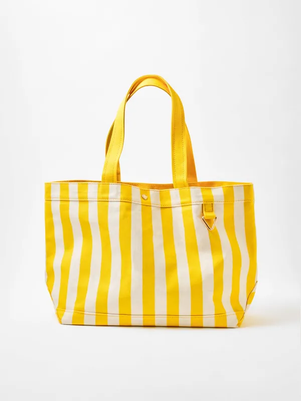 Striped Alpha Tote - Citrus made by BaubleBar