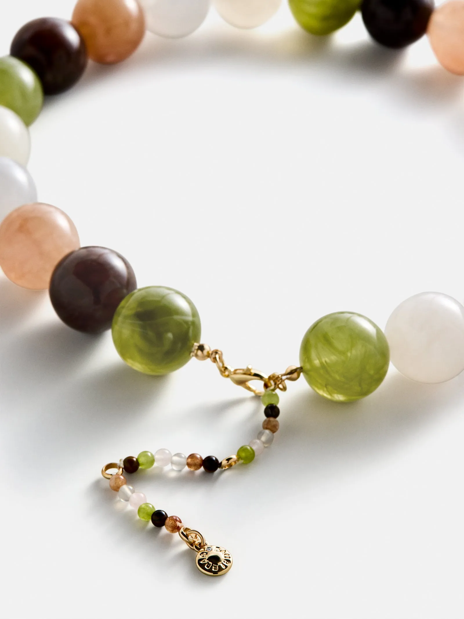 Jane Beaded Necklace - Earth Tones sold by BaubleBar product image thumbnail 4