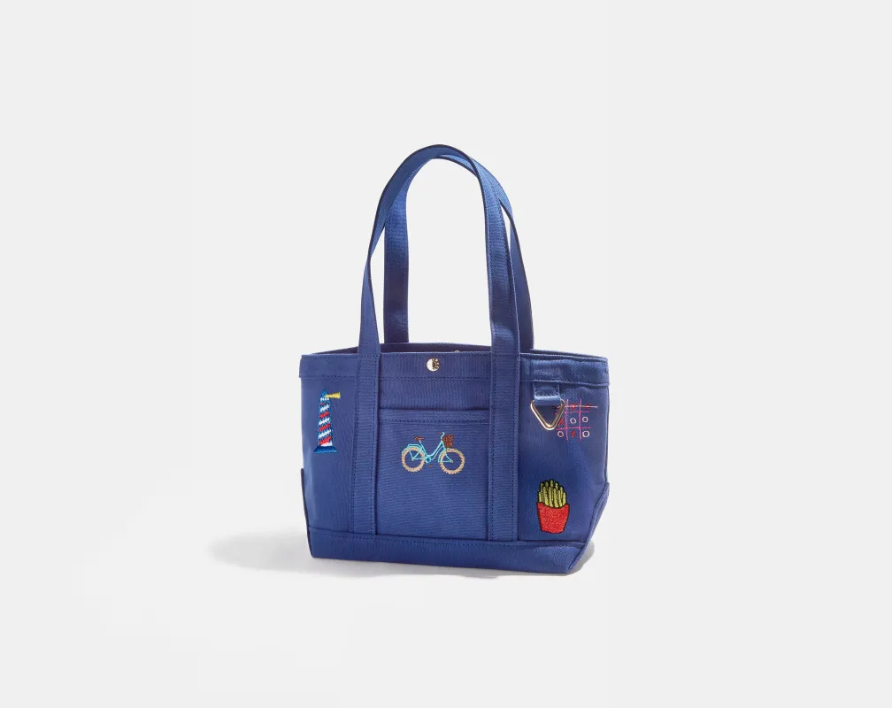 Custom Icon Tote - Navy made by BaubleBar