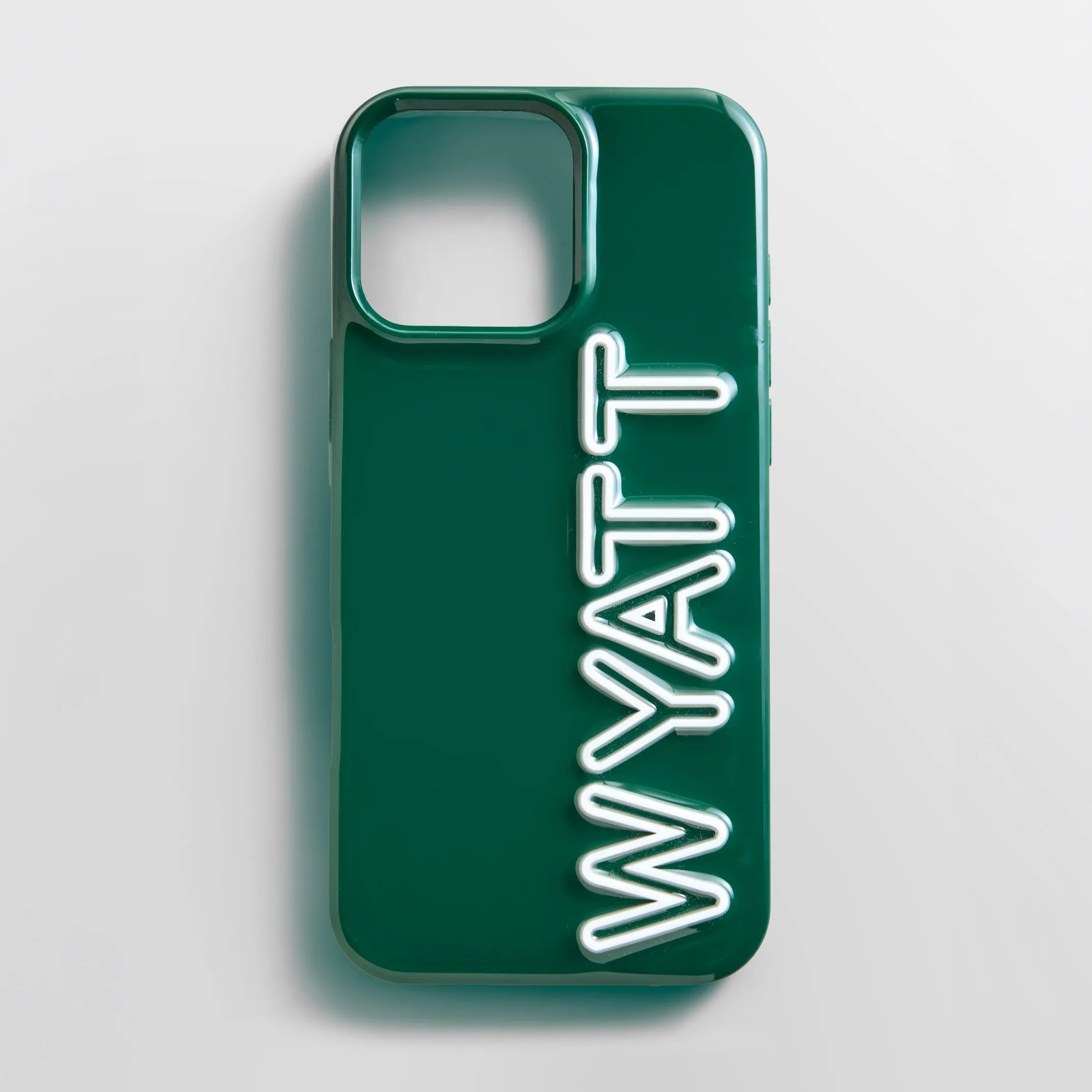 Fine Line Custom iPhone Case - Green/White sold by BaubleBar
